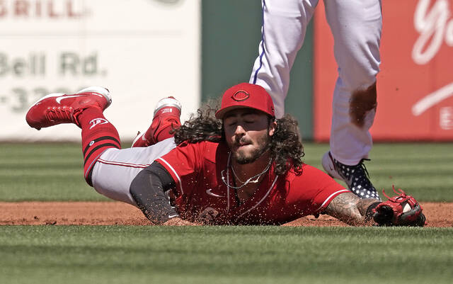 Cincinnati Reds - Jesse Winker made some new friends at