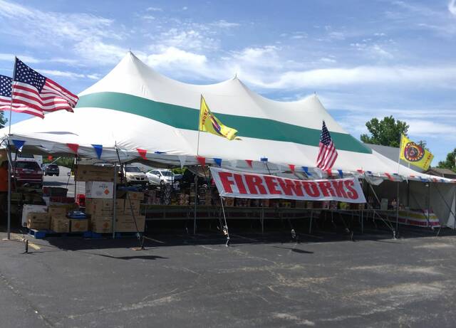 Many firework stands are open in the area for those seeking to celebrate the holiday at home.